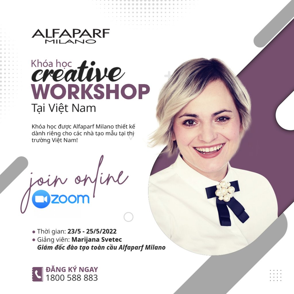 Khởi động “Khóa học Creative Workshop” cùng Alfaparf 2022