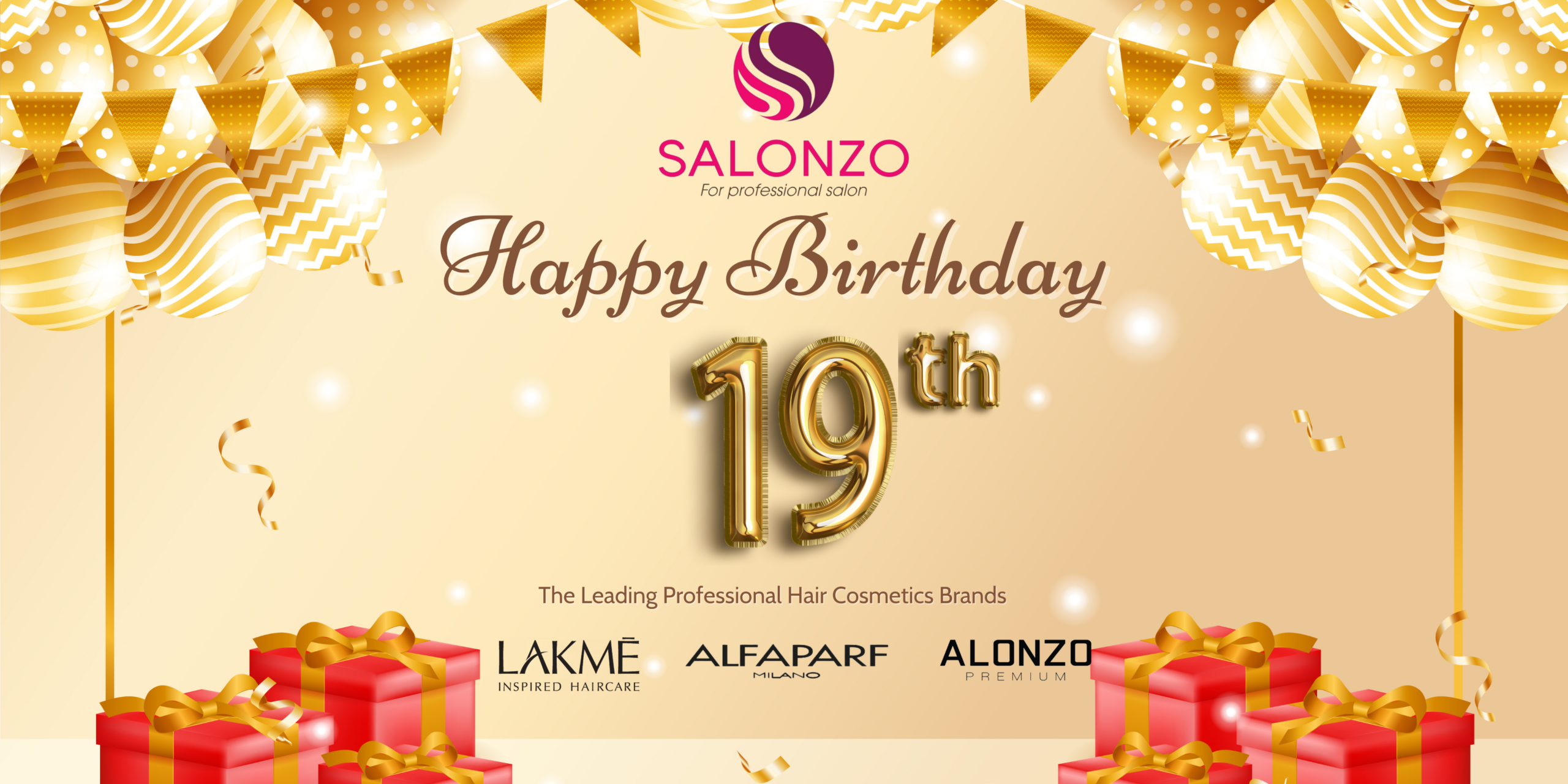 Chúc mừng sinh nhật 19 tuổi Salonzo Group - Nhà phân phối độc quyền Alfaparf, Lakmé, Alonzo. Nhìn lại hành trình 19 năm kiến tạo ngành tóc Việt.